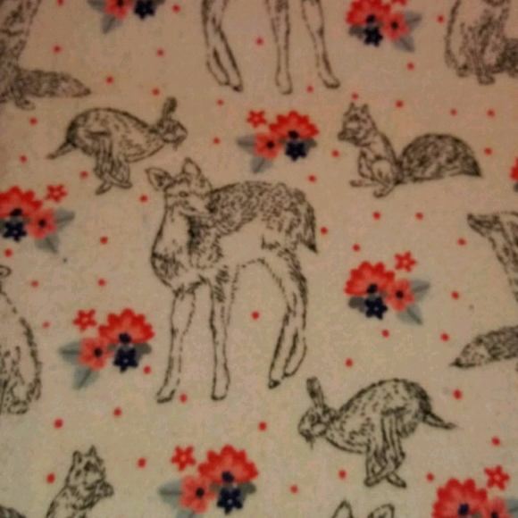 Homemade Woodland Animals Baby Blanket - Picture 2 of 7